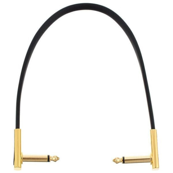 Rockboard Flat Patch Cable Gold 30 cm