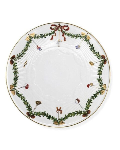 Star Fluted Christmas Cake Dish, 12.5" L