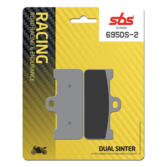 SBS Dual Dynamic Racing Concept 695DS-2 Sintered Brake Pads