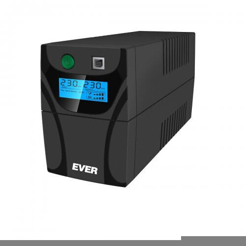 Источник бесперебойного питания EVER EASYLINE 650 AVR USB - Line-Interactive - 0.65 kVA - 360 W - Sine - 170 V - 280 V от EVER Power Systems