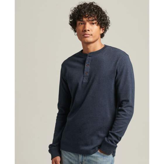 SUPERDRY Vle Mid Weight Henley long sleeve T-shirt