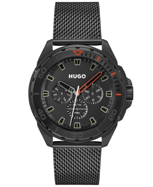 Часы Hugo Boss Fresh Black Steel  44mm