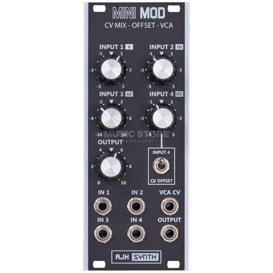 AJH Synth MiniMod CV Mix-Offset-VCA black