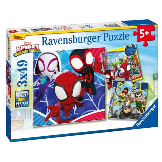 RAVENSBURGER 3x49 Pieces Spidey Puzzle