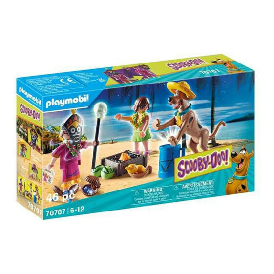 Playset Scooby Doo Aventure with Witch Doctor Playmobil 70707 (46 pcs)