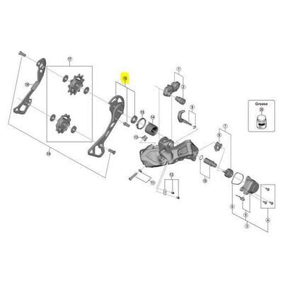 SHIMANO GRX RX817 11s Exterior Pulley Carrier Leg