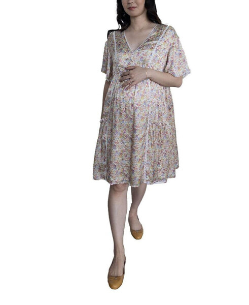 Платье для беременных Emilia George с цветочным принтом модель Hannah