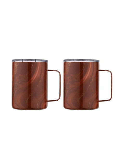 16 oz Insulated Coffee Mugs Set, 2 Piece