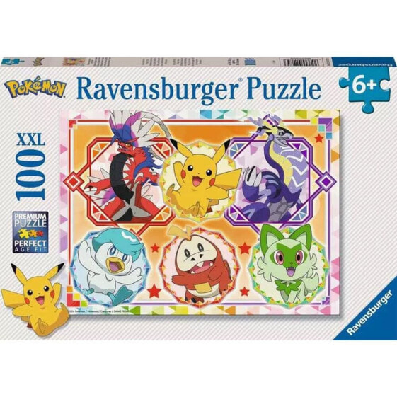 Пазл развивающий Ravensburger 100 частей Pokémon