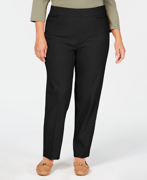 Plus Size Classic Allure Tummy Control Pull-On Average Length Pants