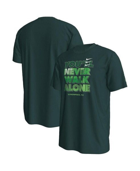 Men's Green Liverpool Verbiage T-shirt