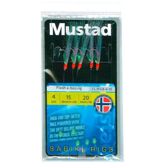 Приманка для рыбалки Mustad Flash A-Boo Rig Feather Rig