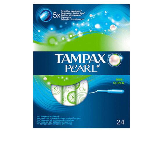 TAMPAX PEARL tampón super 24 uds