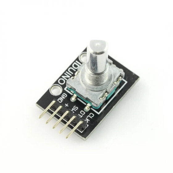 Rotation sensor, pulser, encoder with button - Iduino SE055