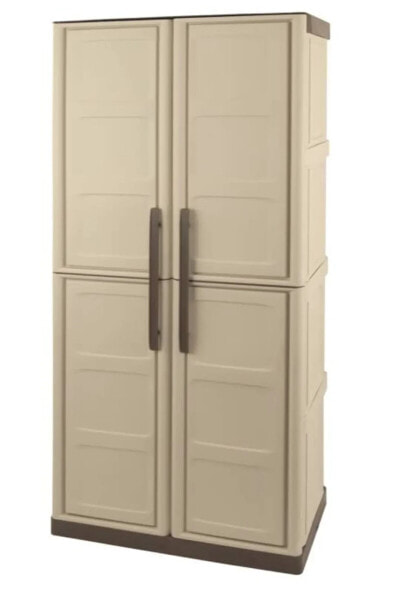 Садовый шкаф DMORA Mehrzweckschrank 70x39h165, бежевый