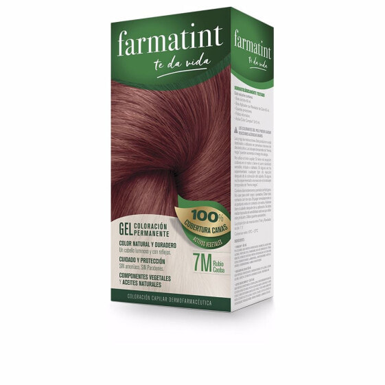 Farmatint	Permanent Coloring Gel No. 7 M Перманентная краска для волос на растительной основе и маслах без аммиака