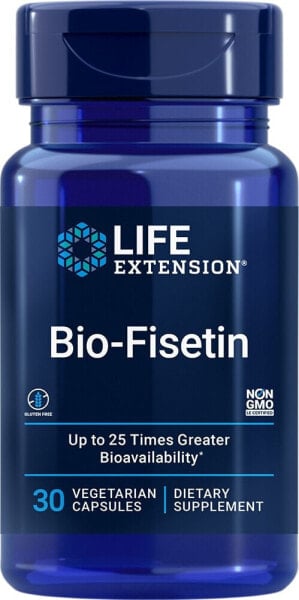 Продукт для здоровья Life Extension Bio-Fisetin -- 30 Вегетарианских Капсул
