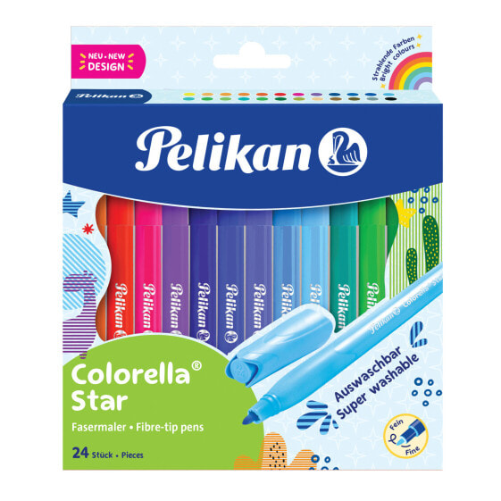 Pelikan 822312 - 24 colours - Assorted colours - Bullet tip - 0.6 mm - Assorted colours - 24 pc(s)