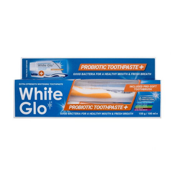 White Glo Probiotic 150 g zahnpasta unisex Zahnpasta 150 g + Zahnbürste 1 St. + Interdentalbürste 8 St.