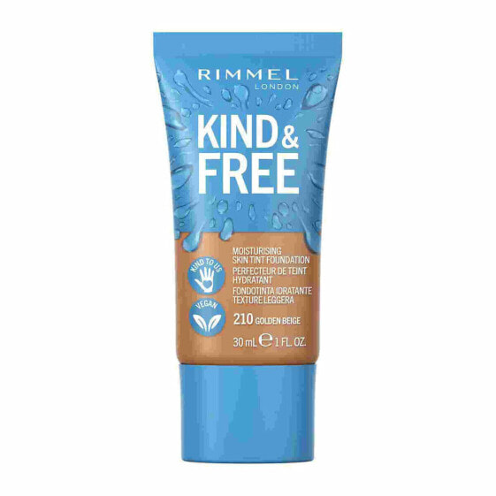 Основа-крем для макияжа Rimmel London Kind & Free 201-classic beige (30 ml)