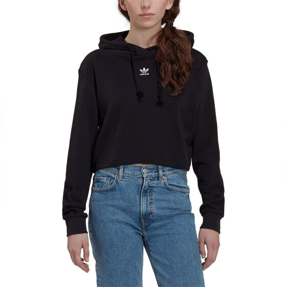 Спортивный толстовка adidas Originals Adicolor Essentials Crop French Terry Hoodie