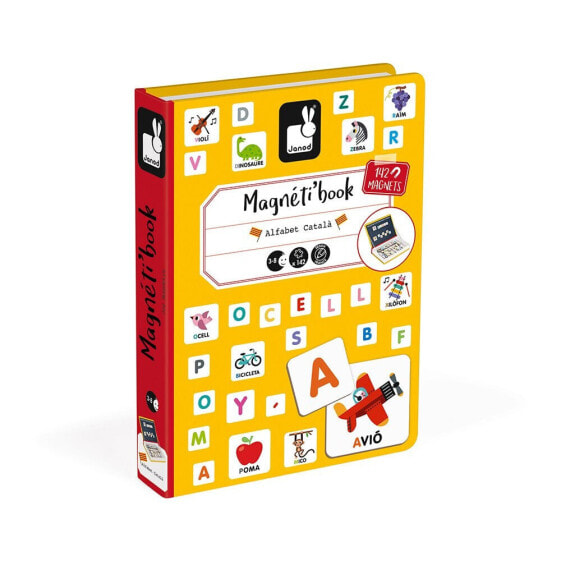 Развивающая игра Janod Магнитная книга "Каталонский алфавит"