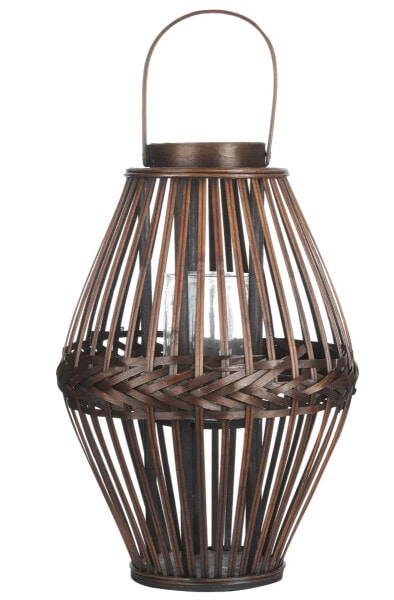 Лампа PANAT из бамбука, рустикальная Laterne Beliani