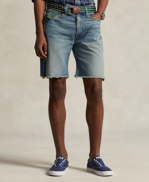 Men's 8-Inch Vintage Classic Fit Denim Shorts