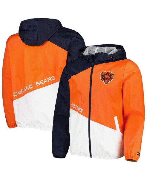 Men's Navy/Orange Chicago Bears Bill Full-Zip Jacket