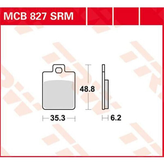 TRW Allround Organic Standard Gilera Runner 125 FX DD Sp 00 Rear Brake Pads