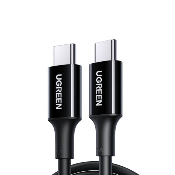 Кабель UGreen US300 1м USB-C/USB-C 5A 480 Мбит/с черный