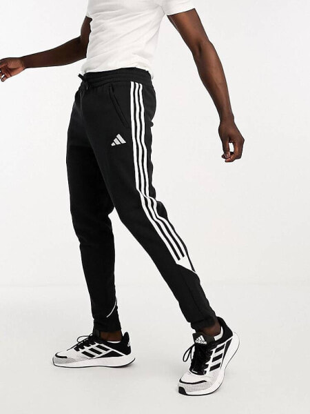 adidas Football Tiro tracksuit joggers in black