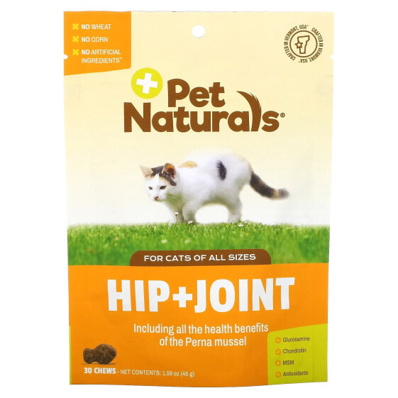 Hip + Joint, For Cats, All Sizes, 30 Chews, 1.59 oz (45 g)