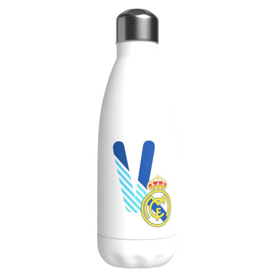 Бутылка для воды Real Madrid с инициалом V из нержавеющей стали 550 мл