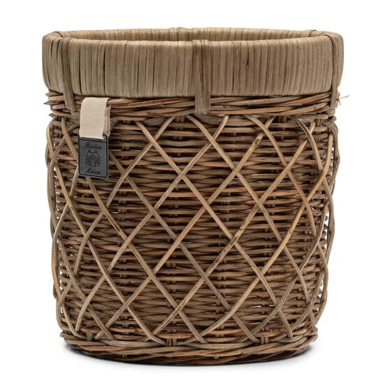 Rustic Rattan Diamond Töpfe