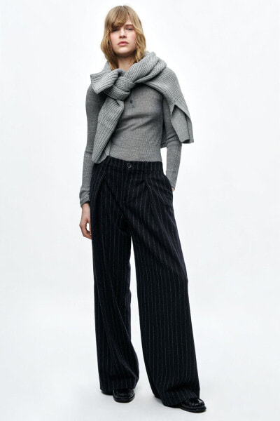 Zw collection pinstripe trousers