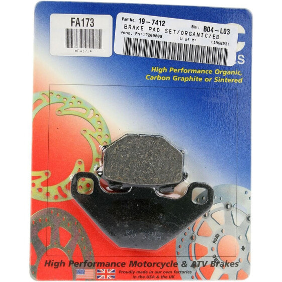 EBC FA Series Organic FA173 Brake Pads