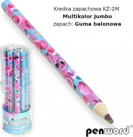 Penword KREDKA ZAPACHOWA KZ-2M MULTIKOLOR JUMBO GUMA BALONOWA Penword