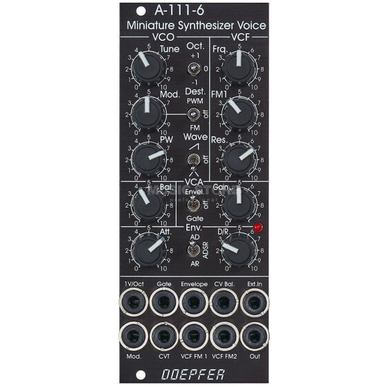 Doepfer A-111-6V Mini Synthesizer Vintage (Black)