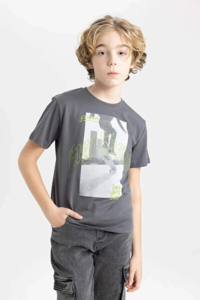 Erkek Çocuk T-shirt B9470a8/ar82 Anthra