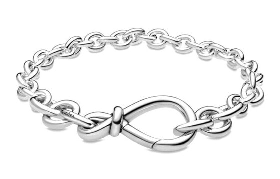 Браслет Pandora Eternal Symbol Floral Chain Silver #Gift