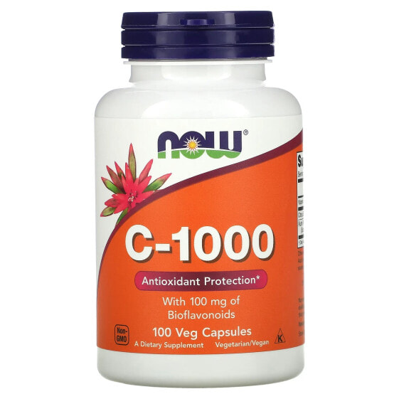 Витамин C NOW C-1000 с биофлавоноидами, 100 вег капсул