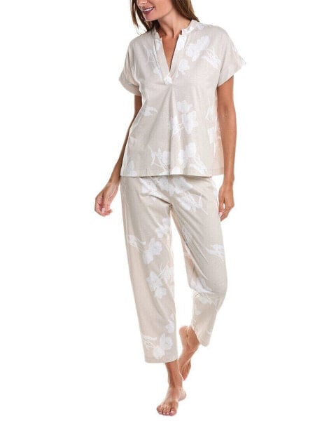 Natori 2Pc Hana Wedge Sleepwear Set Women's Xl