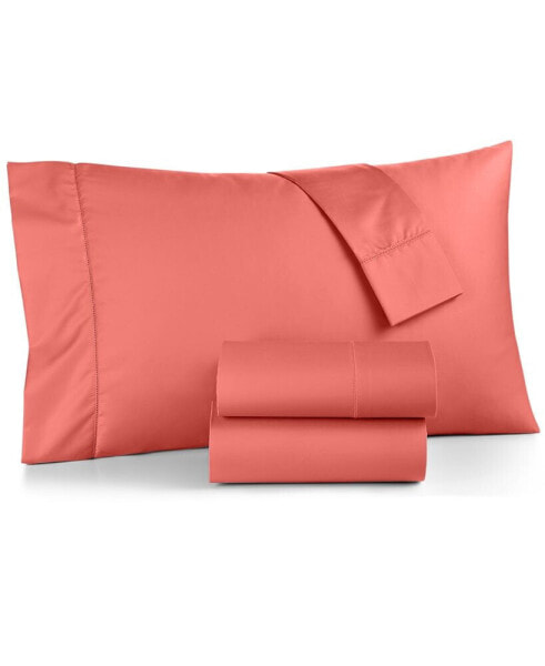 Solid Extra Deep Pocket 550 Thread Count 100% Cotton 4-Pc. Sheet Set, King, Created for Macy's