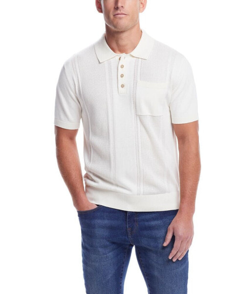 Men's Short Sleeved Polo Sweater