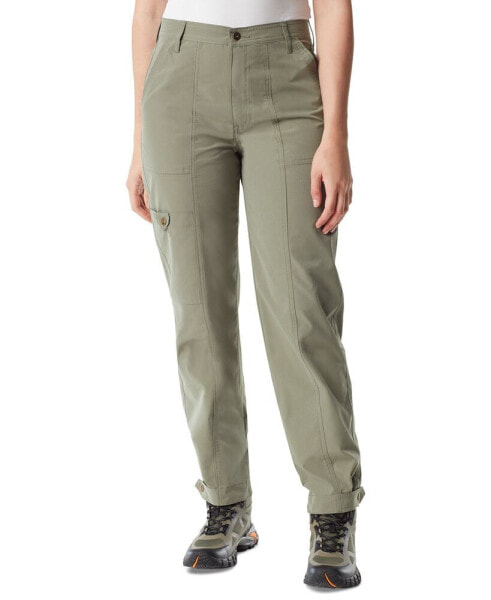 Women's High-Rise Tapered Snap Pants