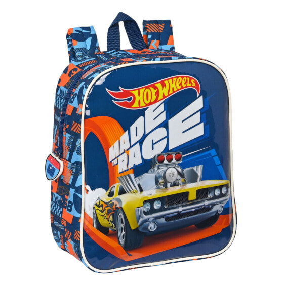 Детский рюкзак Hot Wheels Speed club Оранжевый Тёмно Синий (22 x 27 x 10 cm)