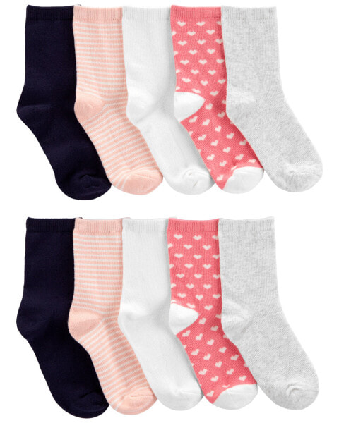 Kid 10-Pack Crew Socks 4-7