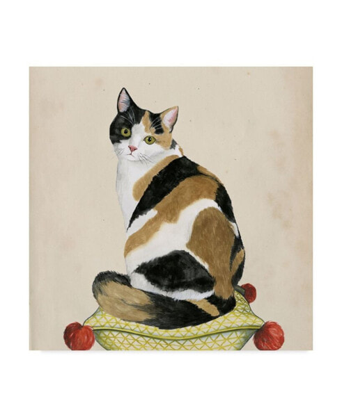 Grace Popp Lady Cat III Canvas Art - 20" x 25"