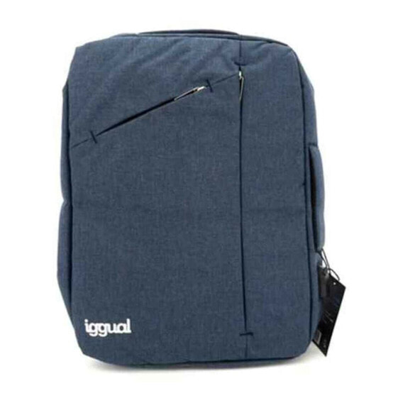 Рюкзак для ноутбука iggual IGG317051 Непромокаемый Противоугонное устройство Синий